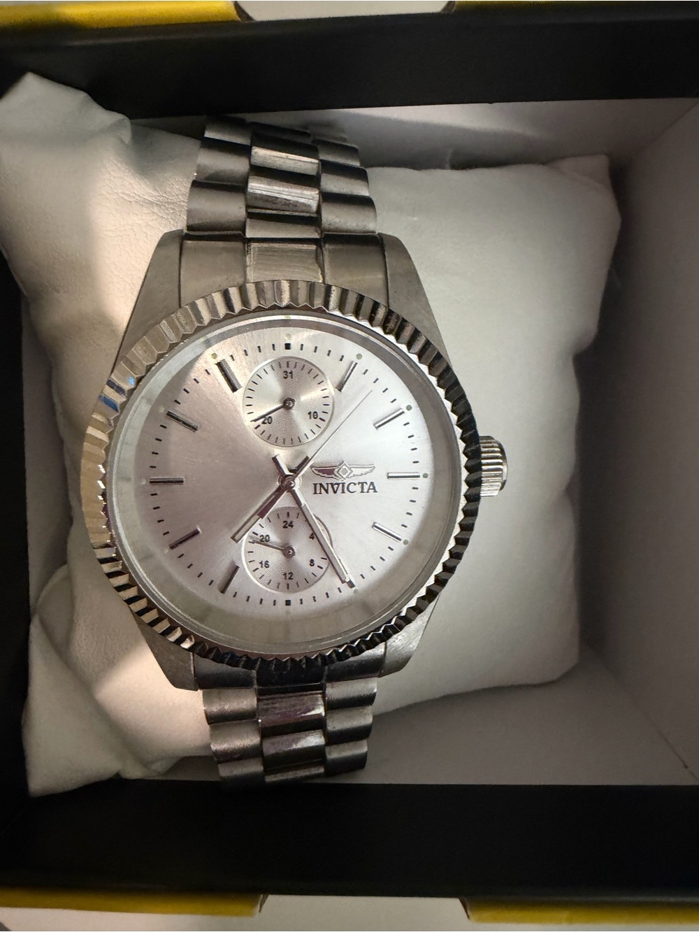 Invicta women’s Silver Stainless Steel Chronograph Watch